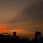 【Tokyo Train Story】夏の終わりの夕焼け空は赤かった