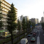 【Tokyo Train Story】歩道橋の上から眺めた都電荒川線