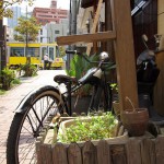 【Tokyo Train Story】三軒茶屋駅付近で見かけたレトロ風自転車