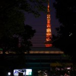 【Tokyo Train Story】ライトアップされた東京タワーの下を行く東海道新幹線