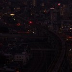 【Tokyo Train Story】北とぴあから見た日没直後の東北新幹線