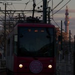 【Tokyo Train Story】西陽に輝く東京スカイツリー