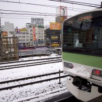 【Tokyo Train Story】雪化粧をした山手線