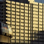 【Tokyo Train Story】西陽の中のモノレール
