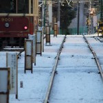 【Tokyo Train Story】雪の踏切（都電荒川線）