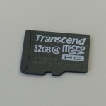 NTTドコモのdtab用に32GBのTranscendのマイクロSDカード 「Transcend microSDHCカード 32GB Class4 (無期限保証)」を購入した 