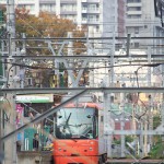 【Tokyo Train Story】望遠レンズで鬼子母神前電停に停車中の都電荒川線を撮影してみる