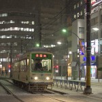 【Tokyo Train Story】雪の日、大塚付近を都電が通る