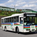 万座・鹿沢口駅から万座プリンスホテルまで高原を走るバスに乗車する 群馬県万座温泉の旅 その3