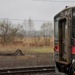 釧網本線塘路駅で雨の列車風景を撮影する ぐるっと道東の旅 その28