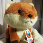 Firefoxのマスコットキャラクターのフォクすけが我が家にやって来た！