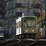【Tokyo Train Story】坂道の一番高い場所から下り始める都電荒川線