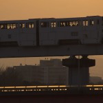 【Tokyo Train Story】夕焼け、逆光、シルエット（多摩モノレール）