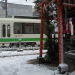 【Tokyo Train Story】雪の鳥居（都電荒川線）