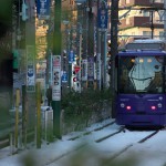 【Tokyo Train Story】雪が残る早朝の坂道（都電荒川線）