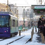 【Tokyo Train Story】雪の東池袋四丁目電停にて（都電荒川線）