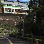 【Tokyo Train Story】上野動物園モノレールを一般道から眺める