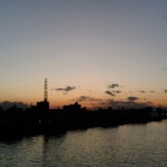 【ケータイ会議】F905iで夕日を撮影