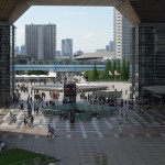 【Tokyo Train Story】東京ビックサイトの中からゆりかもめを望む