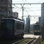 【Tokyo Train Story】春日通りでのすれ違い（都電荒川線）