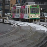 【Tokyo Train Story】雪が残る線路敷（都電荒川線）
