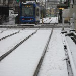 【Tokyo Train Story】都電荒川線新型車両8900形の雪中走行