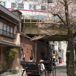 【Tokyo Train Story】桜と人力車と電車と（東武スカイツリーライン）