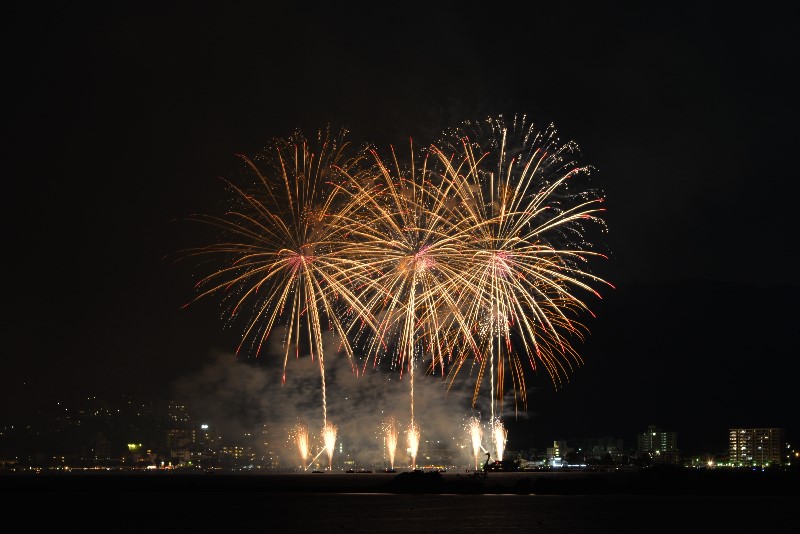 平成28年(2016年)の諏訪湖祭湖上花火大会